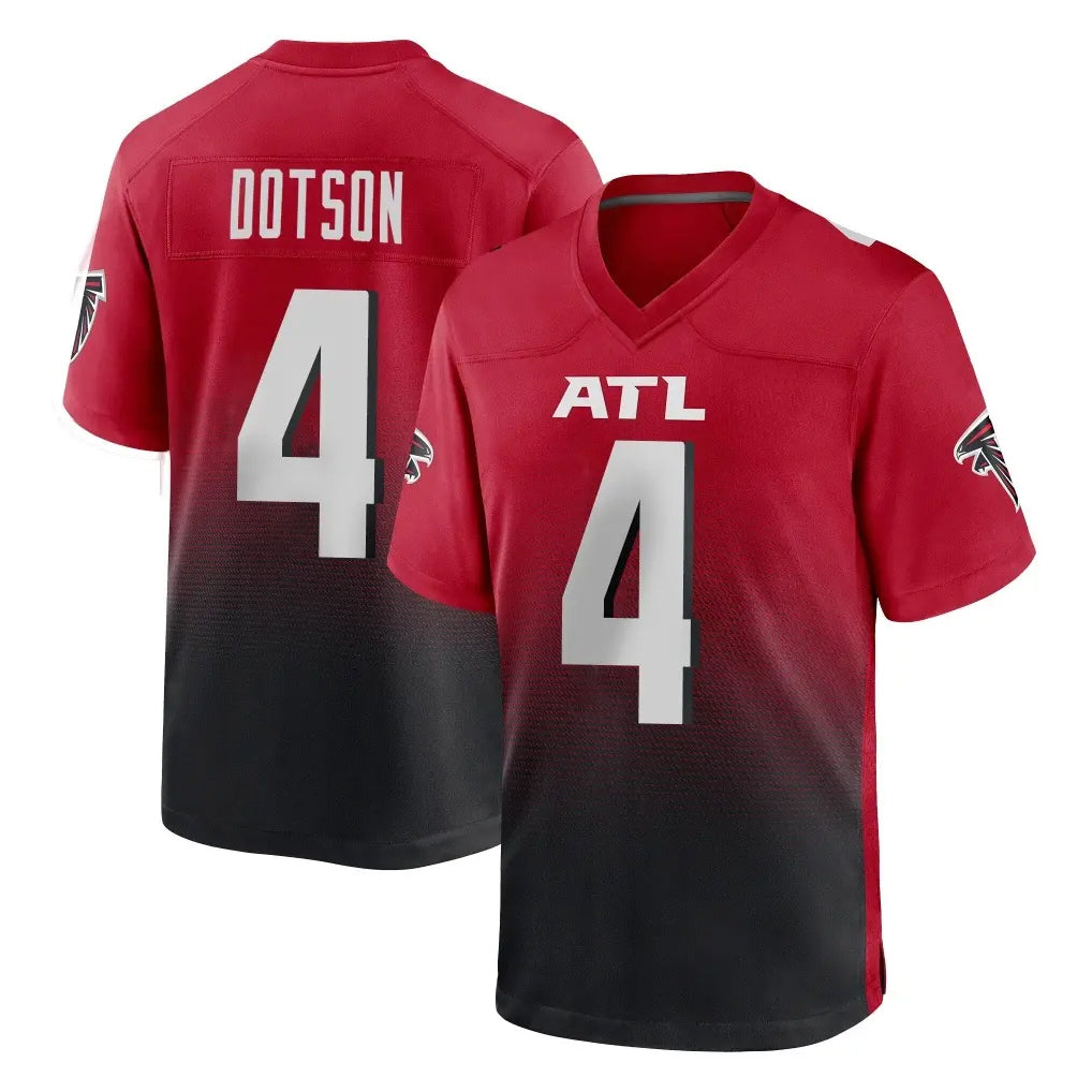 My Store A.Falcons #4 Jahan Dotson Player Red Home Game Stitched Jerseys