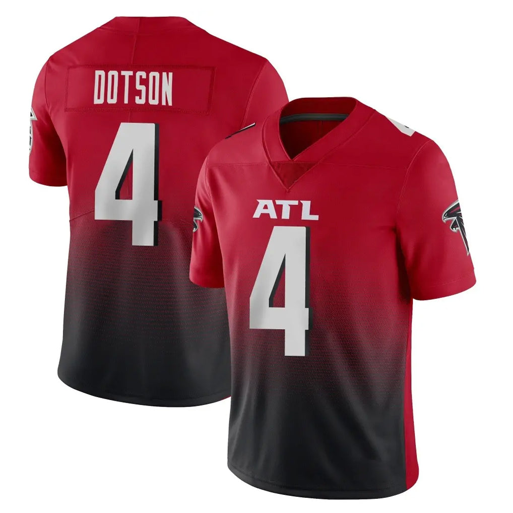 My Store A.Falcons #4 Jahan Dotson Player Red Vapor Untouchable Limited Home Game Stitched Jerseys