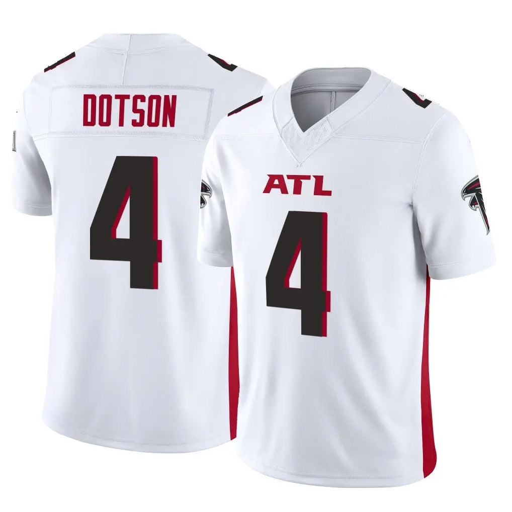 My Store A.Falcons #4 Jahan Dotson Player White Vapor F.U.S.E. Limited Stitched Jerseys