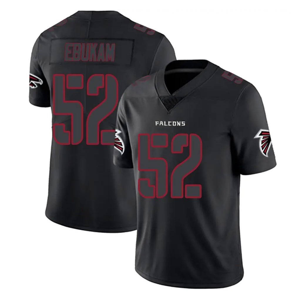 My Store A.Falcons #52 Samson Ebukam Player Black Impact Limited Game Stitched Jerseys