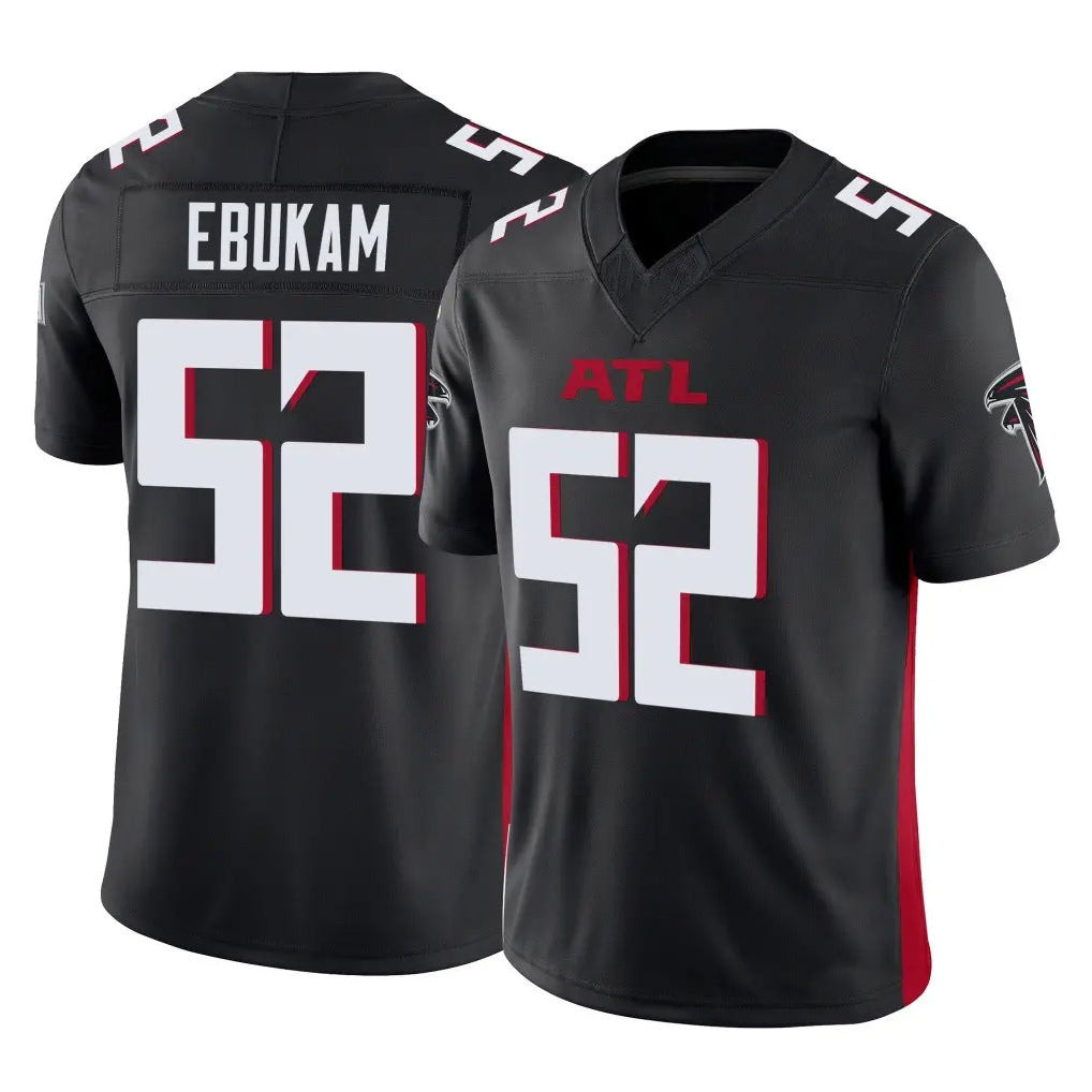 My Store A.Falcons #52 Samson Ebukam Player Black Vapor F.U.S.E. Limited Home Game Stitched Jerseys
