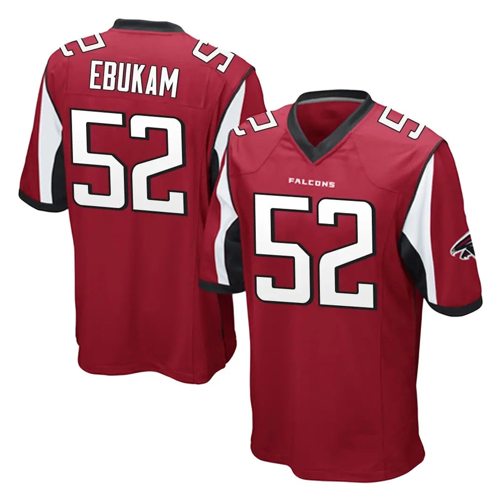 My Store A.Falcons #52 Samson Ebukam Player Red Color Vapor Home Game Stitched Jerseys