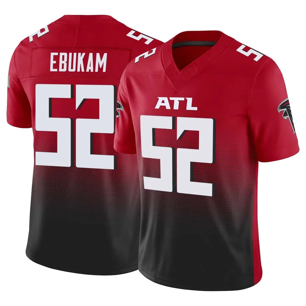 My Store A.Falcons #52 Samson Ebukam Player Red Vapor F.U.S.E. Limited Home Game Stitched Jerseys