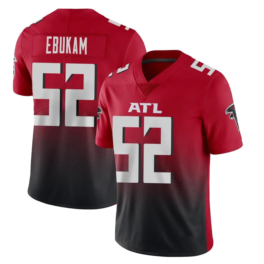 My Store A.Falcons #52 Samson Ebukam Player Red Vapor Untouchable Limited Home Game Stitched Jerseys