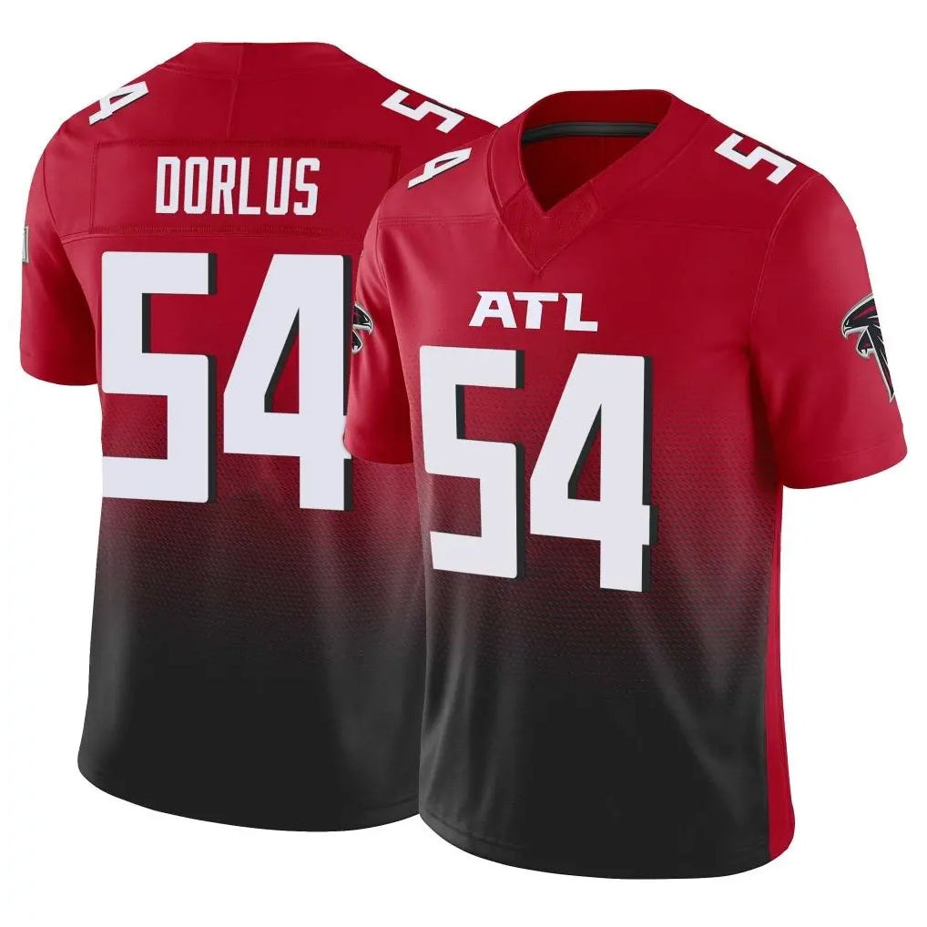 My Store A.Falcons #54 Brandon Dorlus Player Red Vapor F.U.S.E. Limited Home Game Stitched Jerseys
