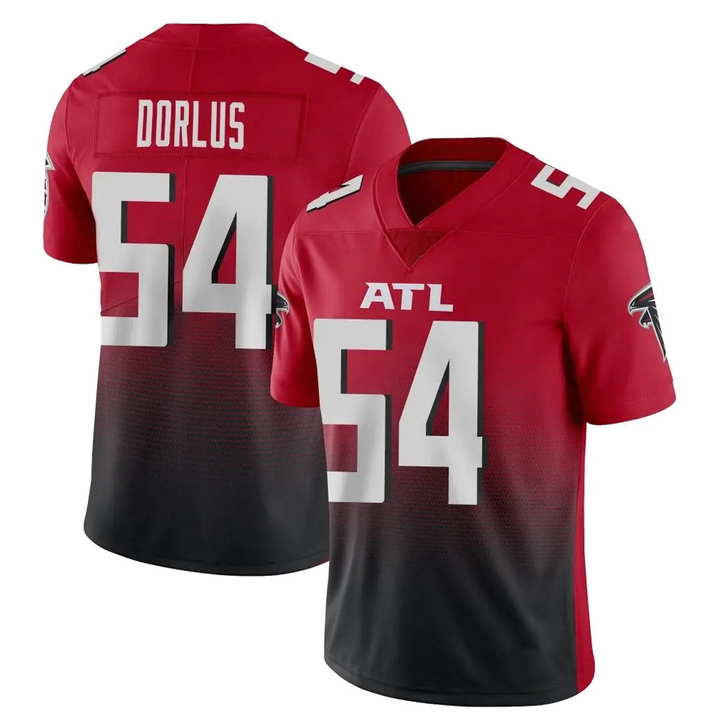 My Store A.Falcons #54 Brandon Dorlus Player Red Vapor Untouchable Limited Home Game Stitched Jerseys