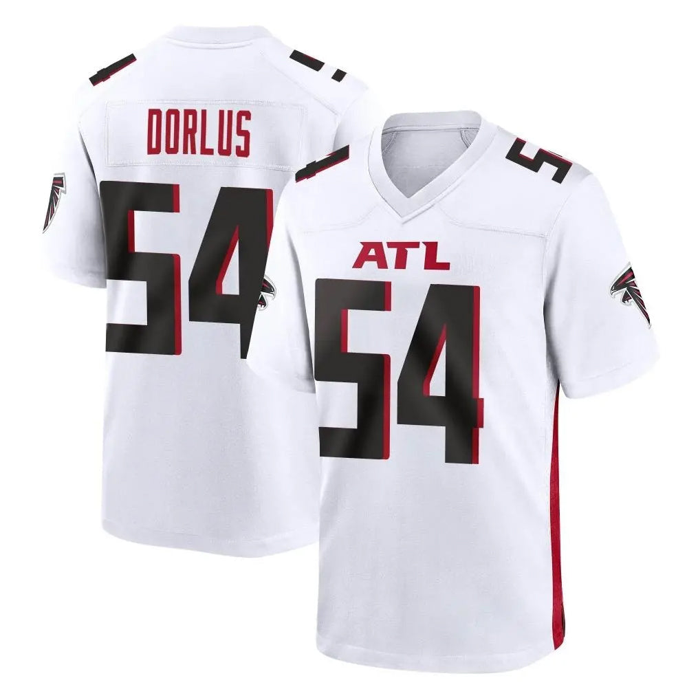My Store A.Falcons #54 Brandon Dorlus Player White Home Game Stitched Jerseys