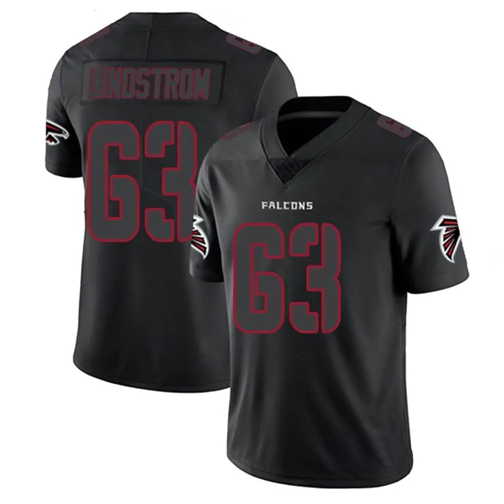 My Store A.Falcons #63 Chris Lindstrom Player Black Impact Limited Game Stitched Jerseys