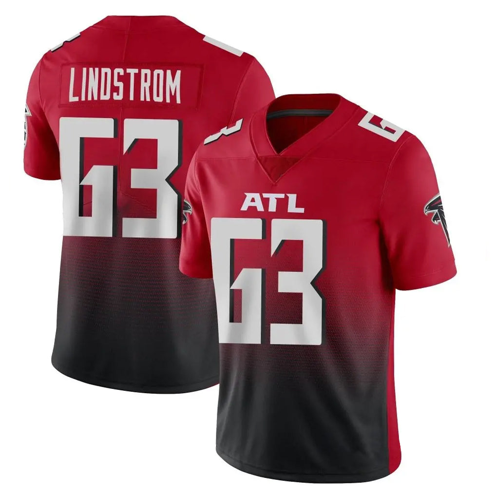 My Store A.Falcons #63 Chris Lindstrom Player Red Vapor Untouchable Limited Home Game Stitched Jerseys