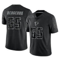 My Store A.Falcons #65 Matthew Bergeron Player Black RFLCTV Limited Game Stitched Jerseys