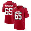 My Store A.Falcons #65 Matthew Bergeron Player Red Team Color Home Game Stitched Jerseys