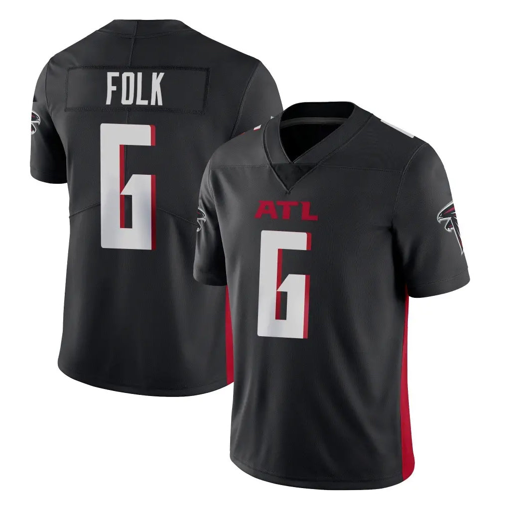 My Store A.Falcons #6 Nick Folk Player Black Vapor Untouchable Limited Home Game Stitched Jerseys
