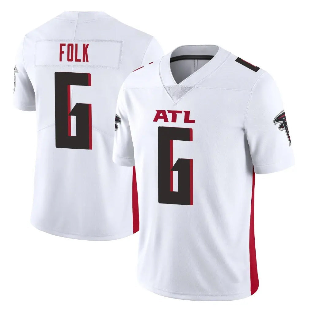My Store A.Falcons #6 Nick Folk Player White Vapor Untouchable Limited Home Game Stitched Jerseys