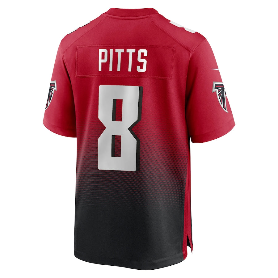 My Store A.Falcons #8 Kyle Pitts Sr. Player Red Home Game Stitched Jerseys