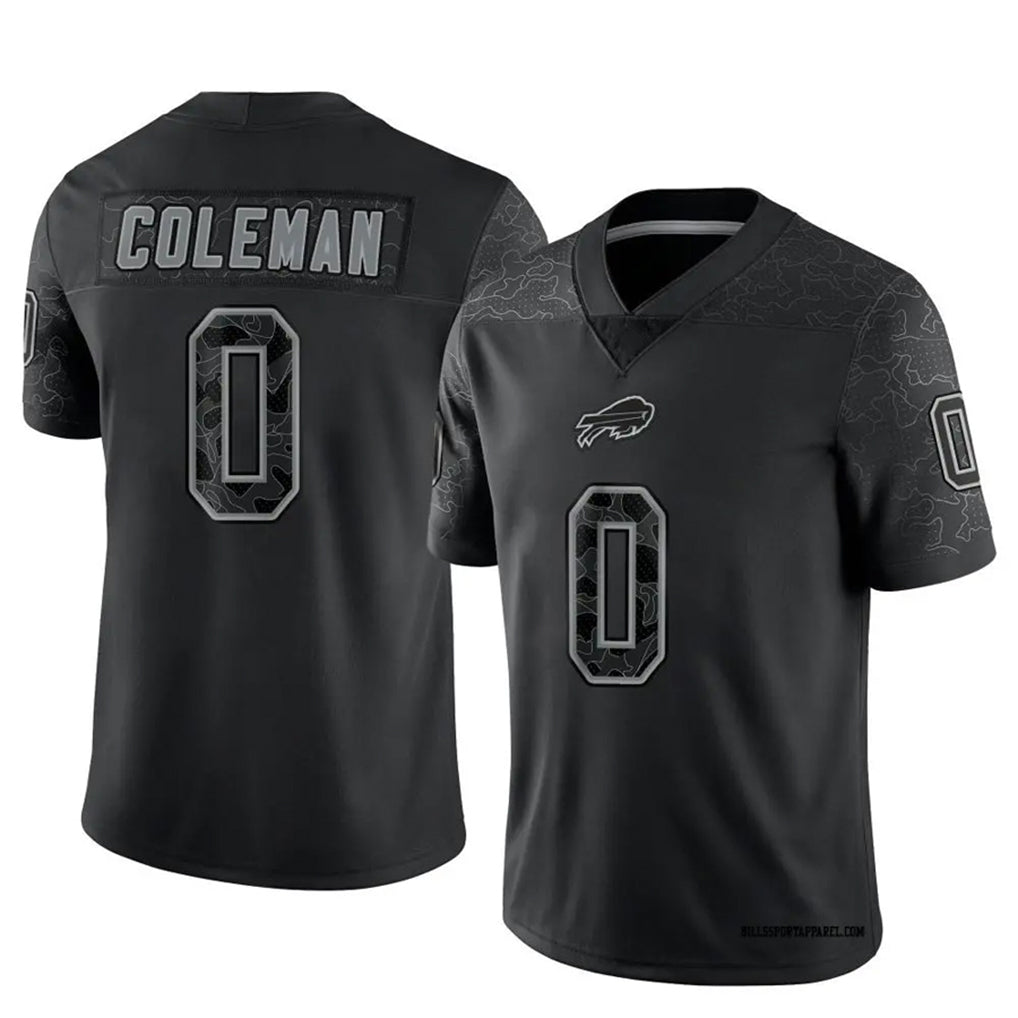 My Store B.Bills #0 Keon Coleman Player Black RFLCTV Limited Stitched Jerseys