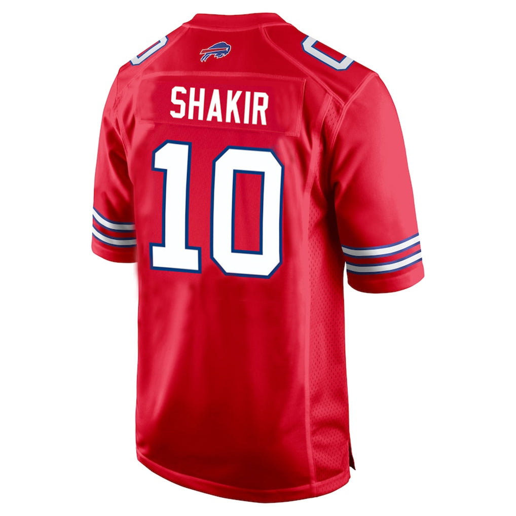 My Store B.Bills #10 Khalil Shakir Player Red Home Game Stitched Jerseys