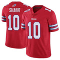 My Store B.Bills #10 Khalil Shakir Player Red Vapor Untouchable Limited Home Game Stitched Jerseys