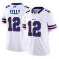 My Store B.Bills #12 Jim Kelly Player White Vapor F.U.S.E. Limited Stitched Jerseys