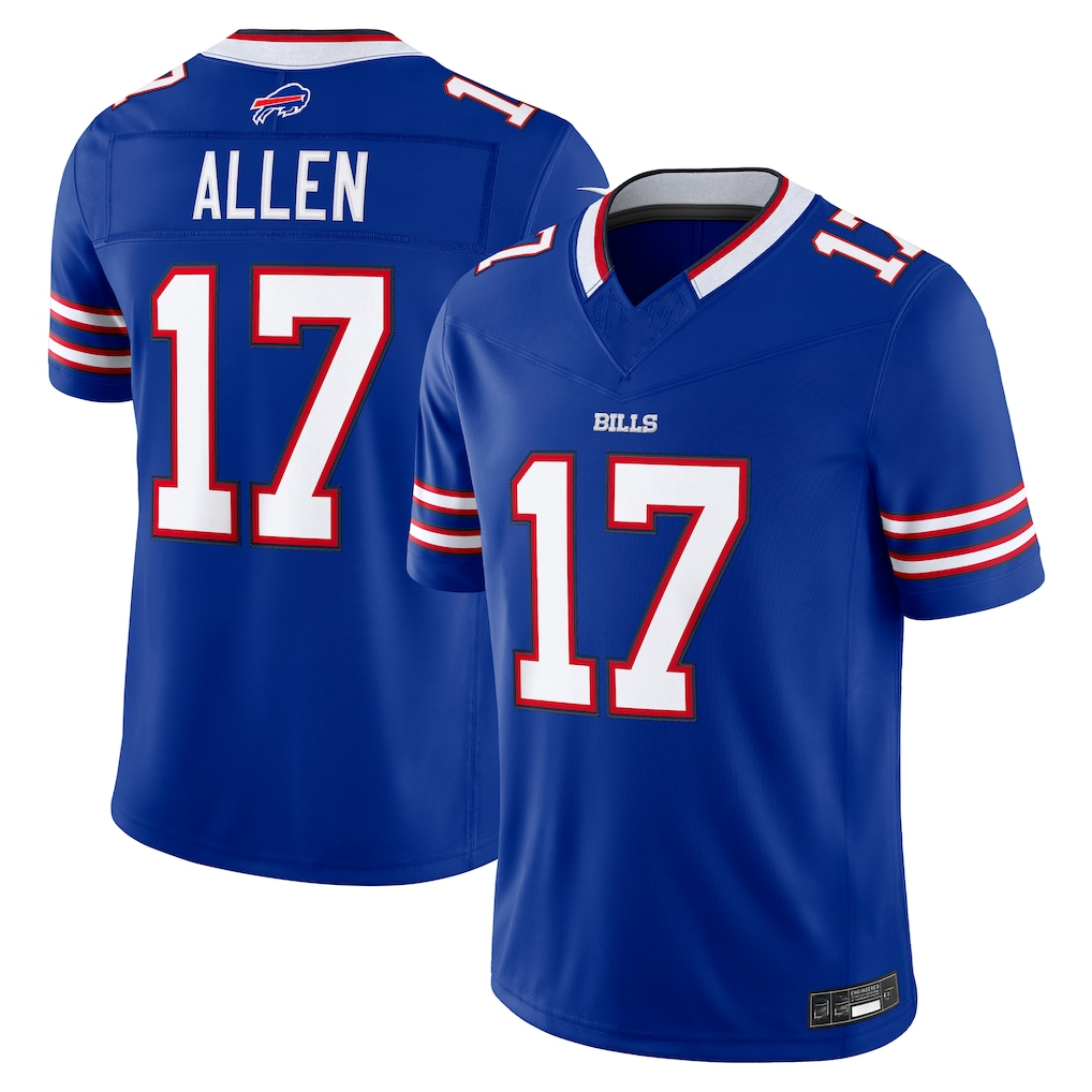 My Store B.Bills #17 Josh Allen Josh Allen Royal Team Vapor F.U.S.E. Limited Stitched Jerseys