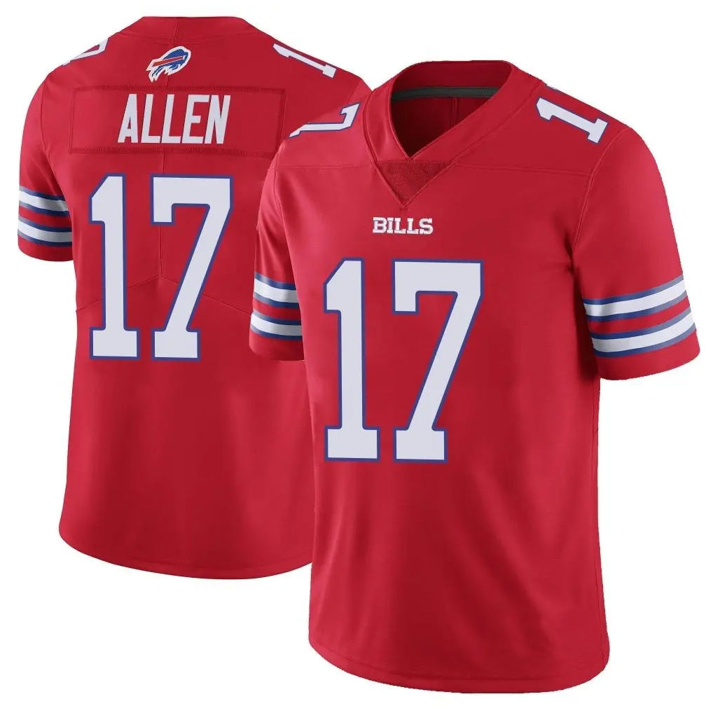 My Store B.Bills #17 Josh Allen Player Red Vapor Untouchable Limited Home Game Stitched Jerseys