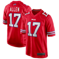 My Store B.Bills #17 Josh Allen Red Alternate Game Stitched Jerseys