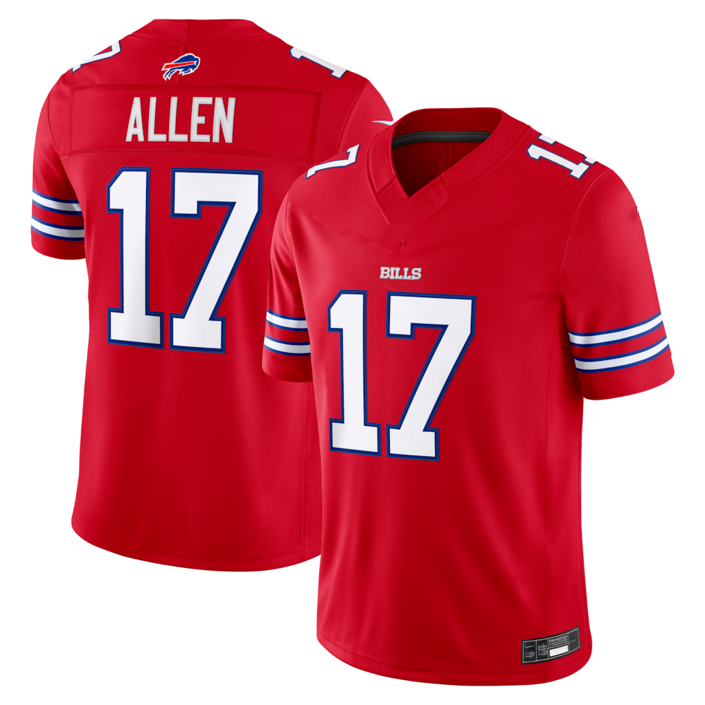 My Store B.Bills #17 Josh Allen Red Alternate Vapor F.U.S.E. Limited Stitched Jerseys