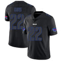 My Store B.Bills #22 Ray Davis Player Limited Black Impact Stitched Jerseys