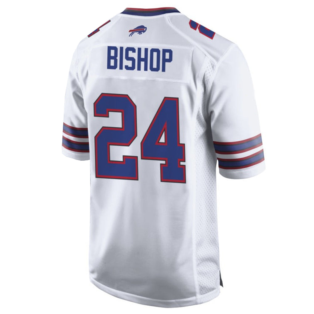 My Store B.Bills #24 Cole Bishop Player White Home Game Stitched Jerseys