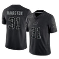 My Store B.Bills #31 Maxwell Hairston Player Black RFLCTV Limited Stitched Jerseys