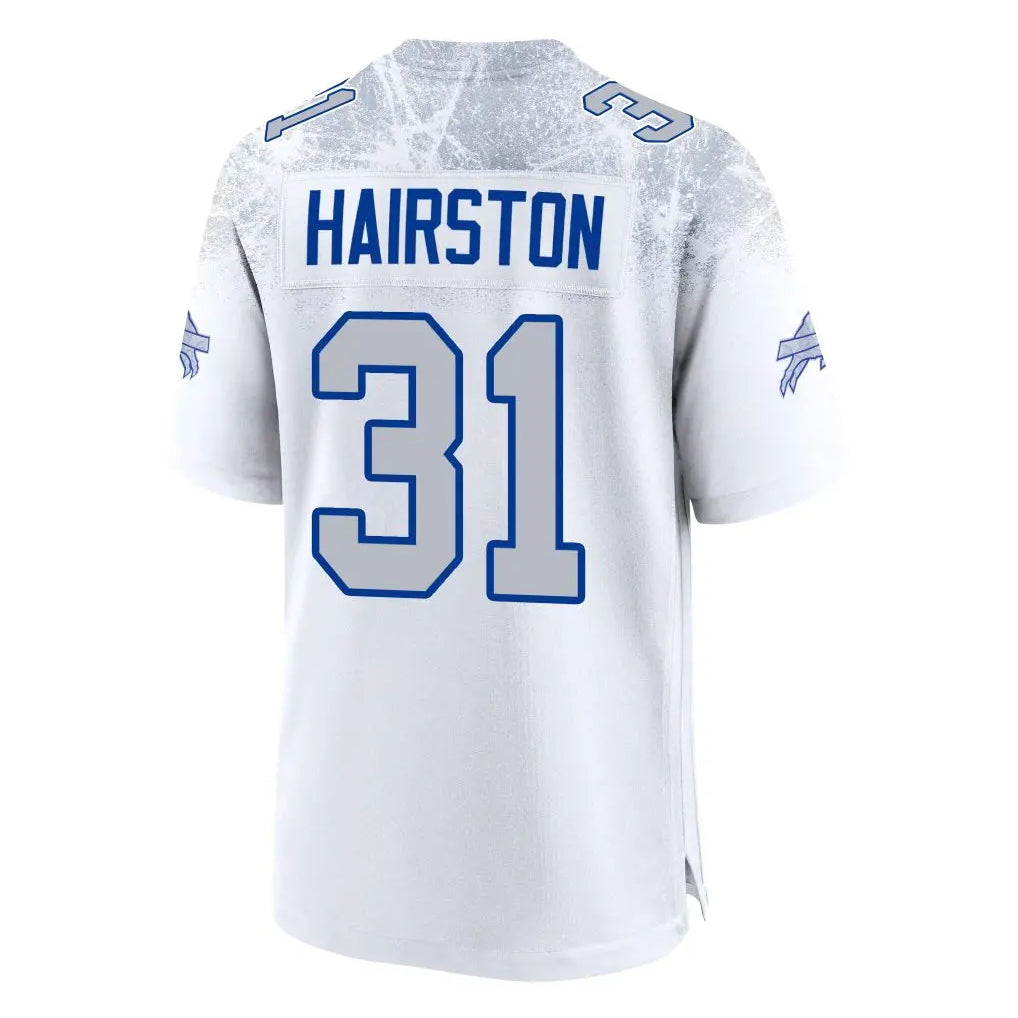 My Store B.Bills #31 Maxwell Hairston Player White Rivalries Collection Game Stitched Jerseys