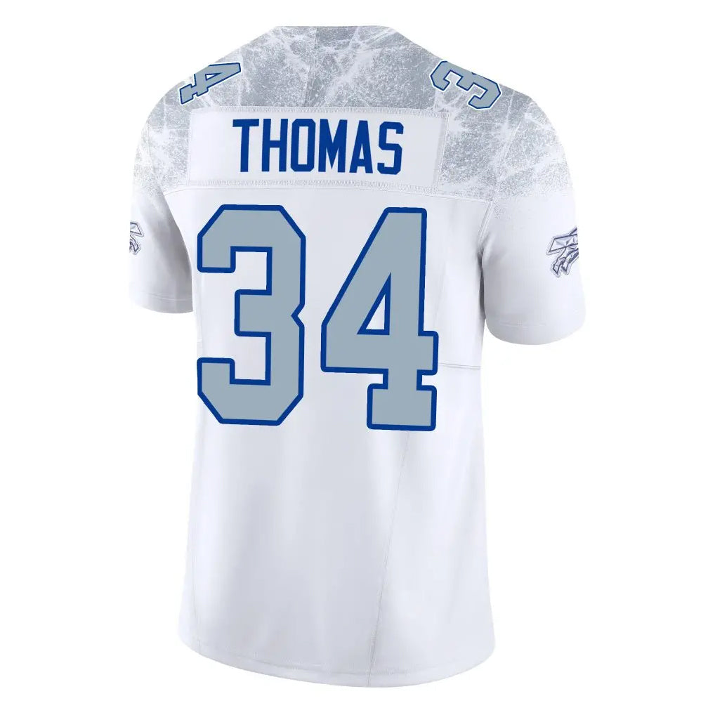 My Store B.Bills #34 Thurman Thomas Player White Rivalries Collection Vapor Limited Stitched Jerseys