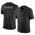 My Store B.Bills #3 Damar Hamlin Player Black RFLCTV Limited Stitched Jerseys