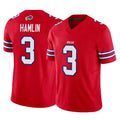 My Store B.Bills #3 Damar Hamlin Player Red Vapor F.U.S.E. Jersey Limited Home Game Stitched Jerseys