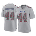 My Store B.Bills #44 Joe Andreessen Player Gray Fashion Home Game Stitched Jerseys