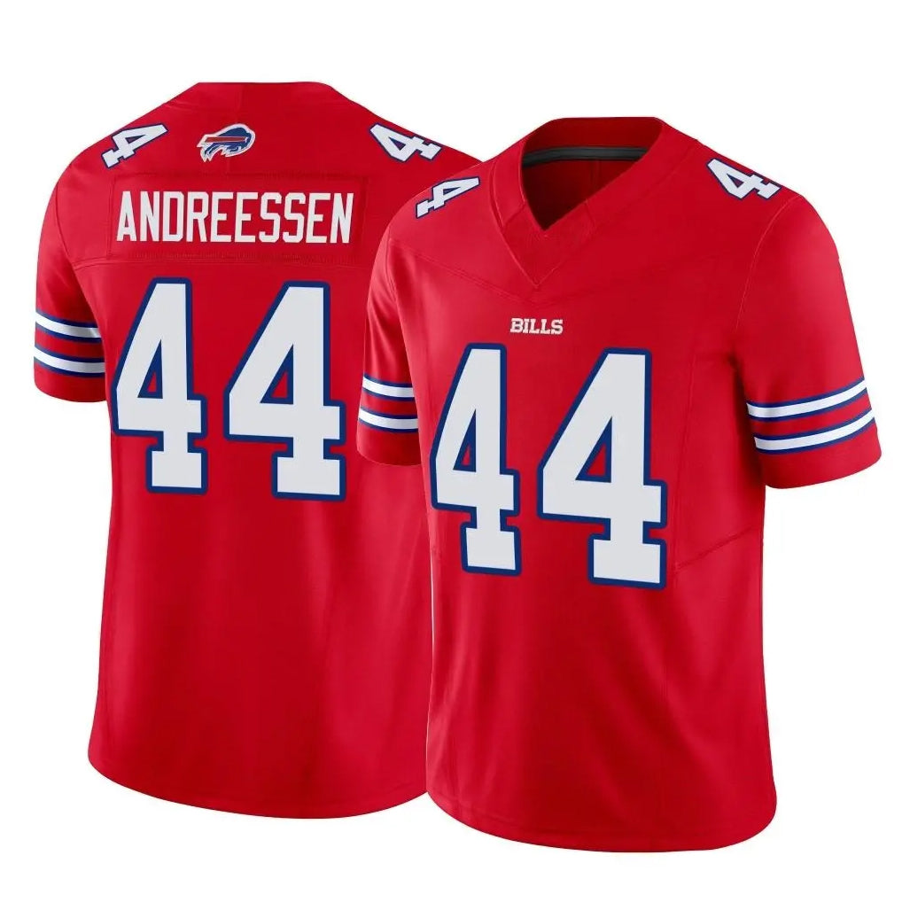 My Store B.Bills #44 Joe Andreessen Player Red Vapor F.U.S.E. Limited Home Game Stitched Jerseys