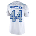 My Store B.Bills #44 Joe Andreessen Player White Rivalries Collection Vapor Limited Stitched Jerseys