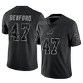 My Store B.Bills #47 Christian Benford Player Black RFLCTV Limited Stitched Jerseys