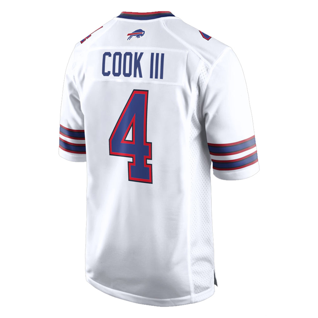 My Store B.Bills #4 James Cook III Player White Home Game Stitched Jerseys