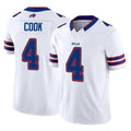 My Store B.Bills #4 James Cook III Player White Vapor F.U.S.E. Limited Stitched Jerseys