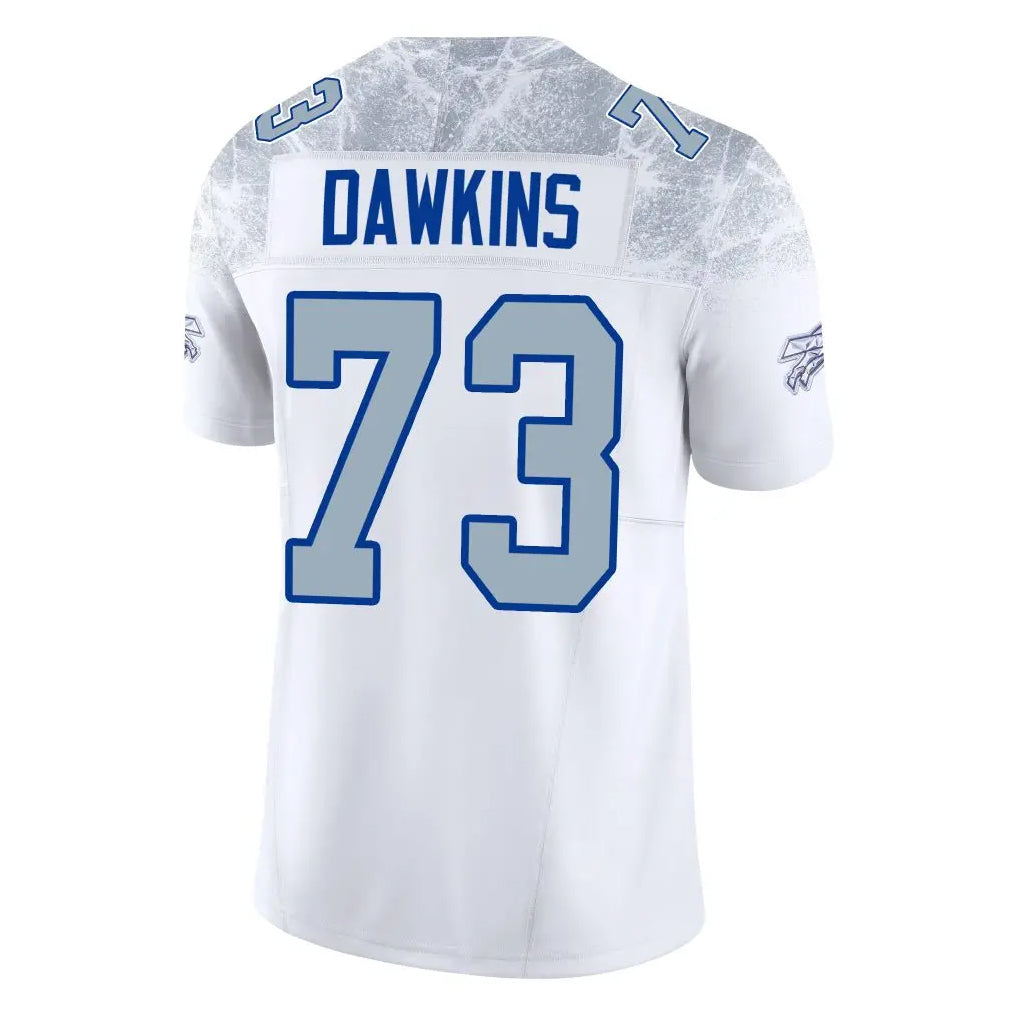My Store B.Bills #73 Dion Dawkins Benford Player White Rivalries Collection Limited Home Game Stitched Jerseys
