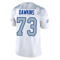 My Store B.Bills #73 Dion Dawkins Benford Player White Rivalries Collection Limited Home Game Stitched Jerseys