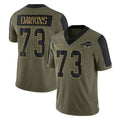 My Store B.Bills #73 Dion Dawkins Player Olive Salute To Service Limited Home Stitched Jerseys