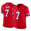 My Store B.Bills #7 Ray Davis Player Red Vapor F.U.S.E. Limited Stitched Jerseys