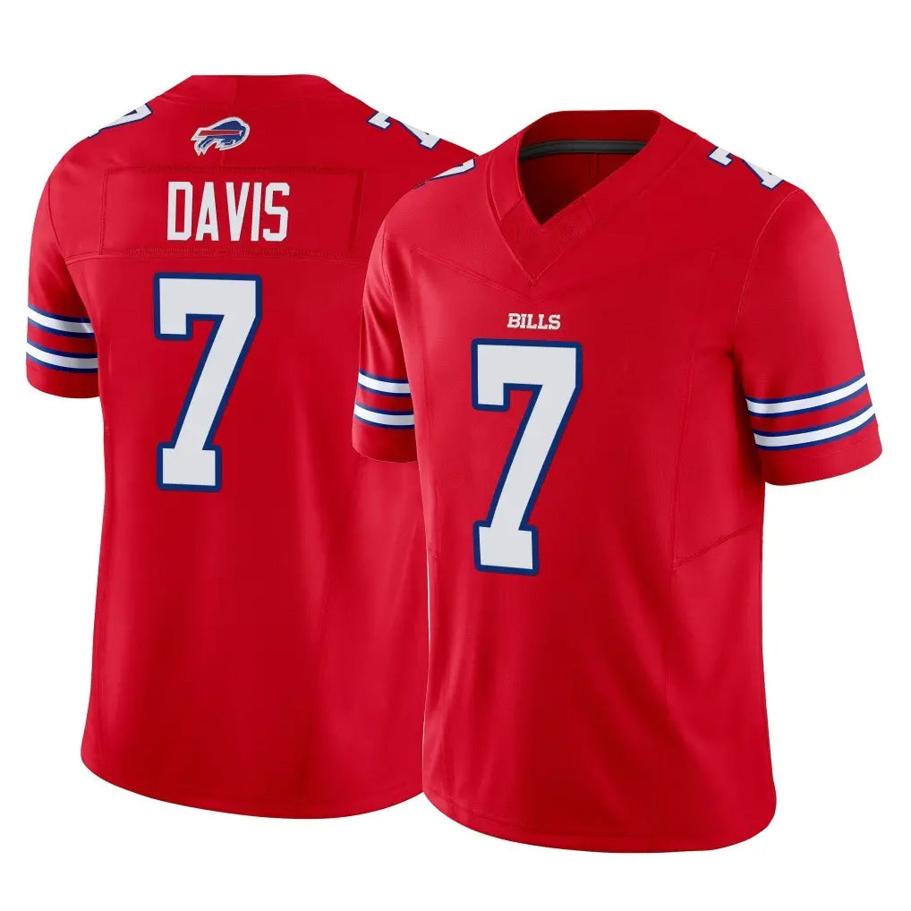 My Store B.Bills #7 Ray Davis Player Red Vapor F.U.S.E. Limited Stitched Jerseys