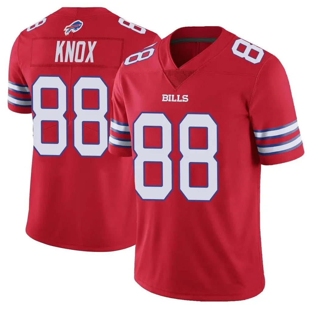 My Store B.Bills #88 Dawson Knox Player Red Vapor Untouchable Limited Stitched Jerseys