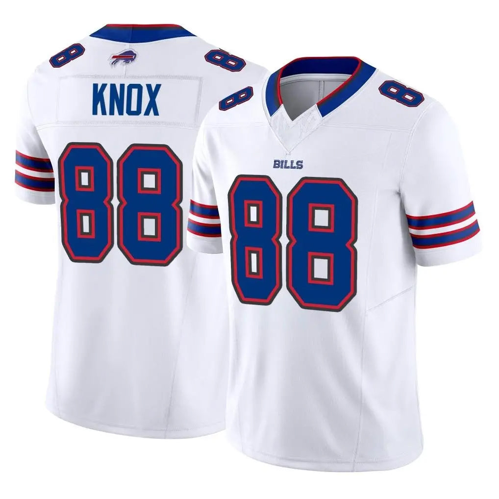 My Store B.Bills #88 Dawson Knox Player White Vapor F.U.S.E. Limited Home Game Stitched Jerseys