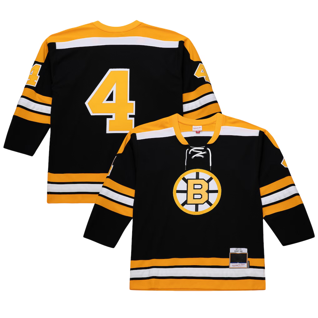 My Store B.Bruins Bobby Orr Mitchell & Ness Black Big & Tall 197172 Blue Line 2.0 Stitched Jerseys