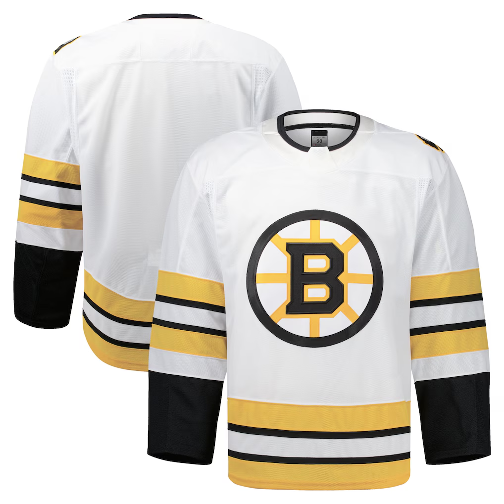 My Store B.Bruins White Away Authentic Pro Stitched Jerseys