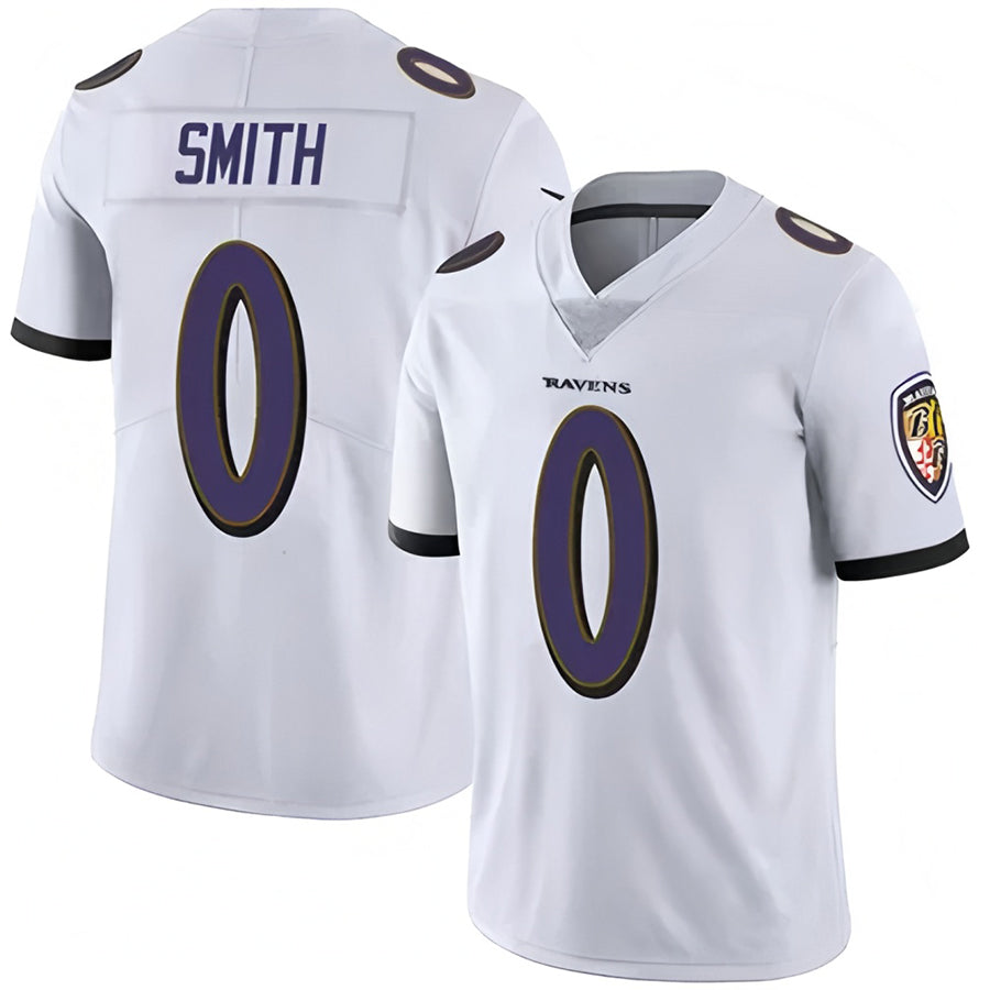 My Store B.Ravens #0 Roquan Smith Player White Vapor F.U.S.E. Limited Stitched Jerseys