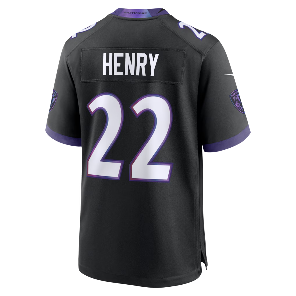 My Store B.Ravens #22 Derrick Henry Black Game Stitched Jerseys